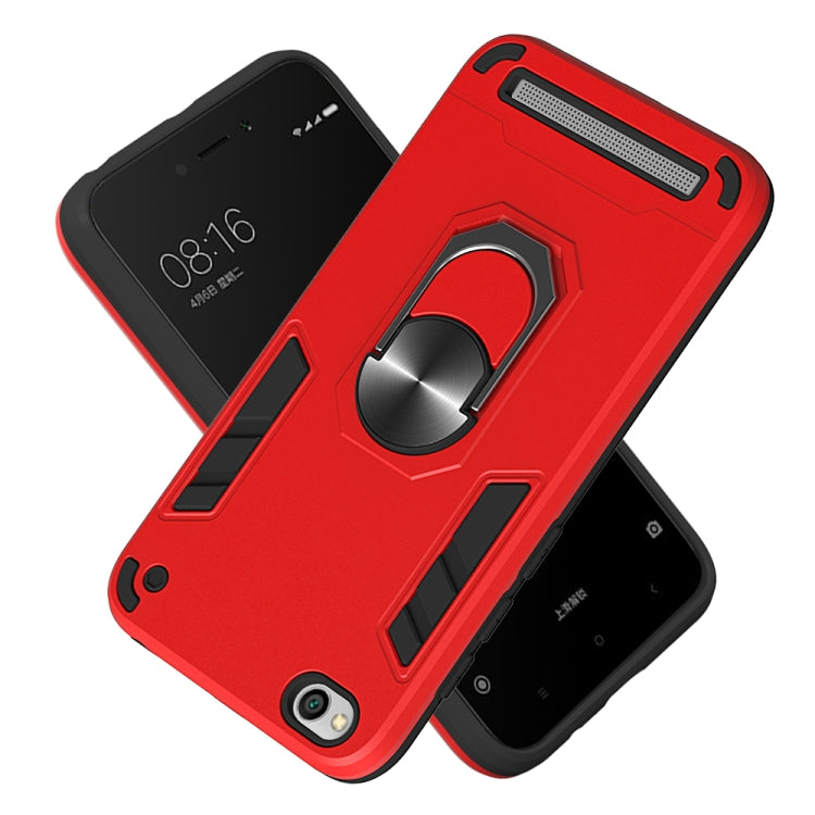 For Xiaomi Redmi 5A / 5A Prime / Y1 2 in 1 Armour Series PC + TPU Protective Case with Ring Holder