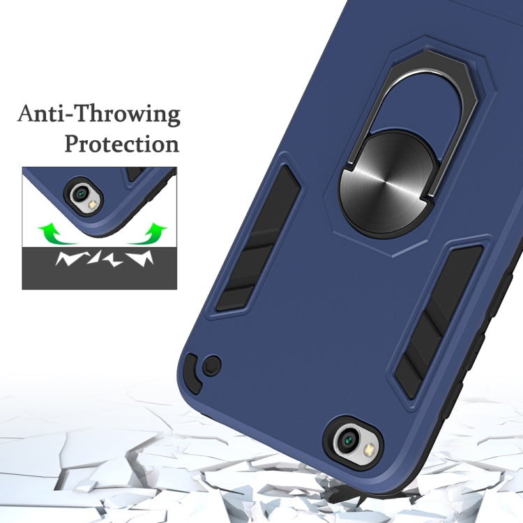 For Xiaomi Redmi 5A / 5A Prime / Y1 2 in 1 Armour Series PC + TPU Protective Case with Ring Holder