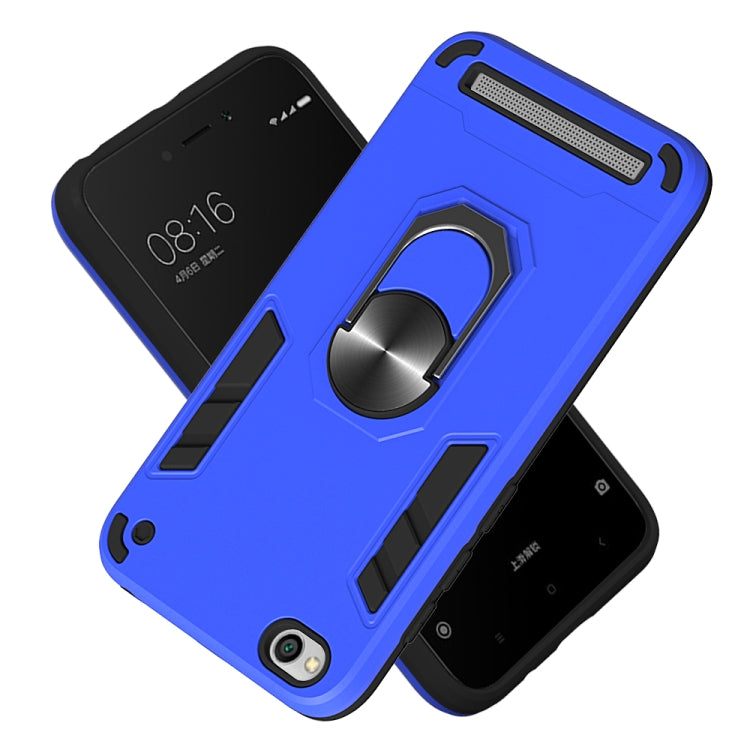 For Xiaomi Redmi 5A / 5A Prime / Y1 2 in 1 Armour Series PC + TPU Protective Case with Ring Holder