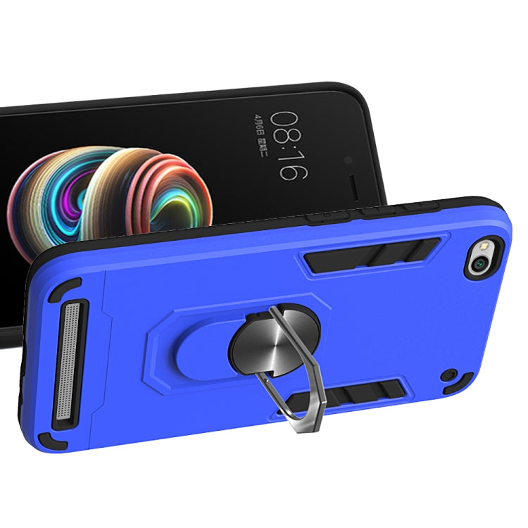 For Xiaomi Redmi 5A / 5A Prime / Y1 2 in 1 Armour Series PC + TPU Protective Case with Ring Holder