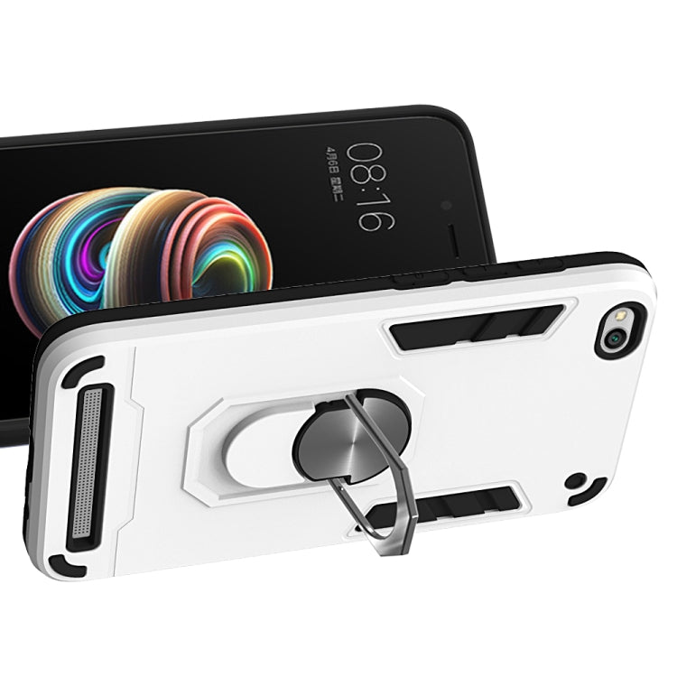 For Xiaomi Redmi 5A / 5A Prime / Y1 2 in 1 Armour Series PC + TPU Protective Case with Ring Holder
