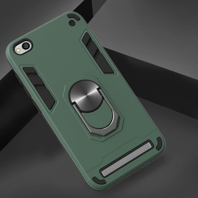 For Xiaomi Redmi 5A / 5A Prime / Y1 2 in 1 Armour Series PC + TPU Protective Case with Ring Holder