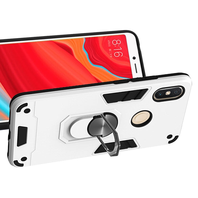 For Xiaomi Rdemi S2 / Y2 2 in 1 Armour Series PC + TPU Protective Case with Ring Holder