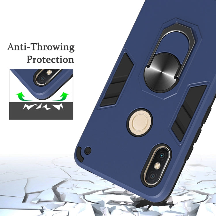 For Xiaomi Rdemi S2 / Y2 2 in 1 Armour Series PC + TPU Protective Case with Ring Holder