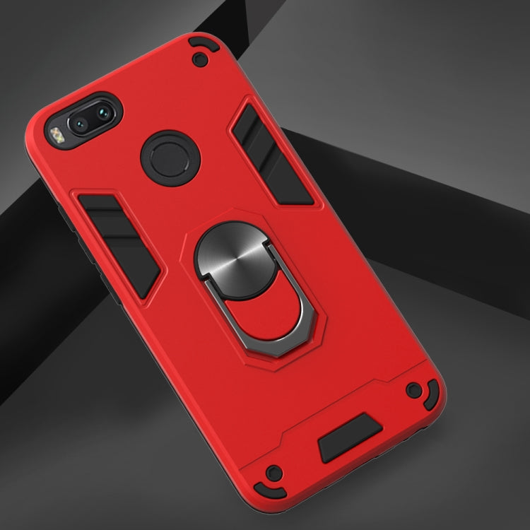 For Xiaomi Mi 5X / A1 / X1 2 in 1 Armour Series PC + TPU Protective Case with Ring Holder