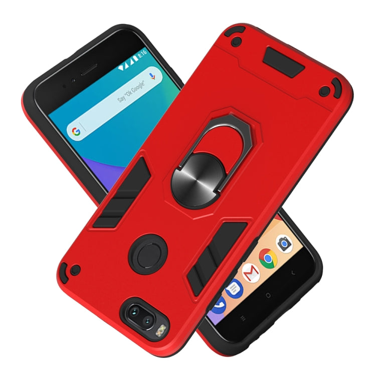 For Xiaomi Mi 5X / A1 / X1 2 in 1 Armour Series PC + TPU Protective Case with Ring Holder
