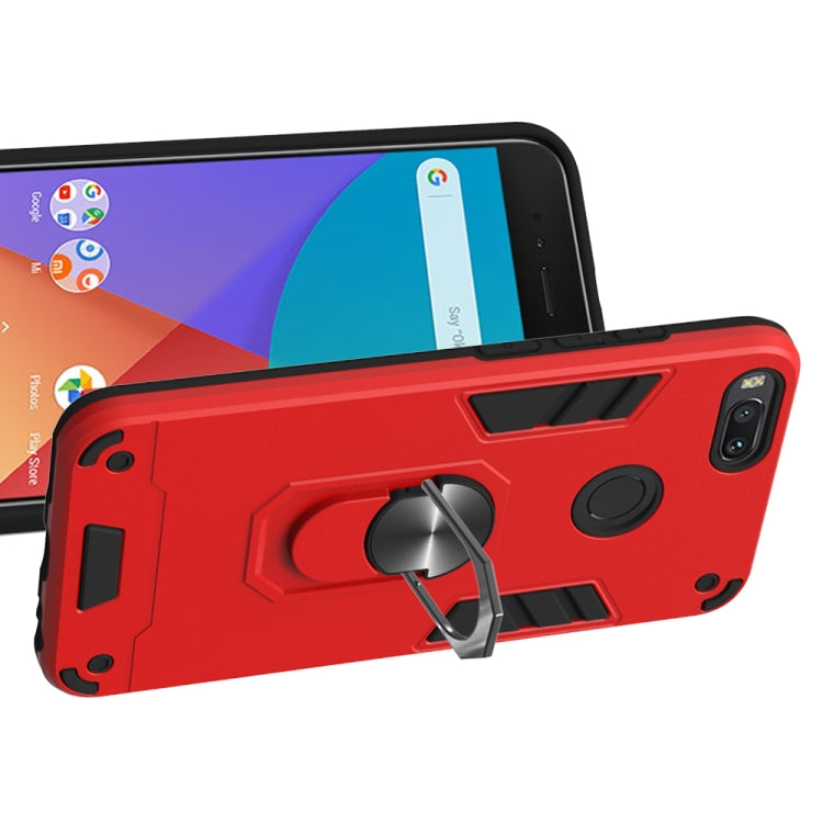 For Xiaomi Mi 5X / A1 / X1 2 in 1 Armour Series PC + TPU Protective Case with Ring Holder