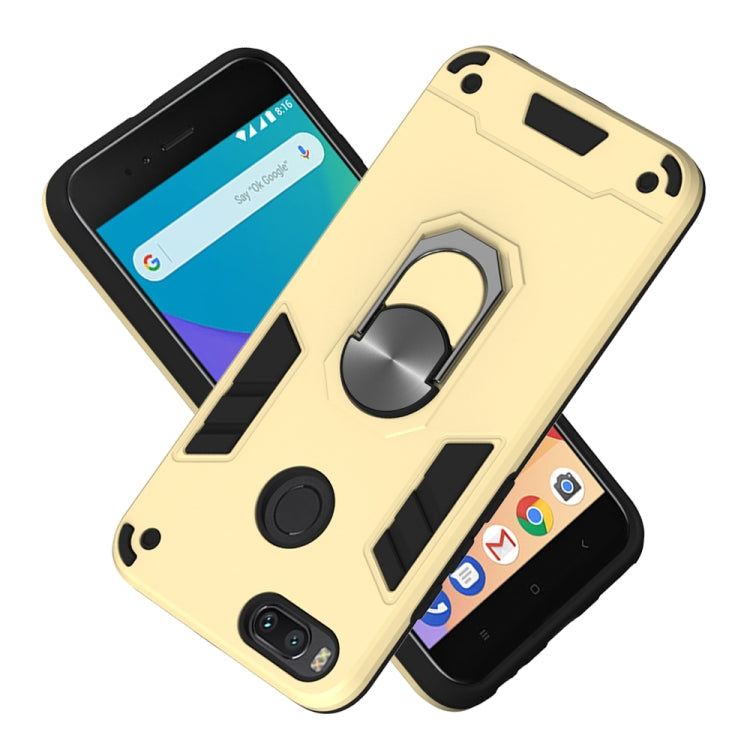 For Xiaomi Mi 5X / A1 / X1 2 in 1 Armour Series PC + TPU Protective Case with Ring Holder