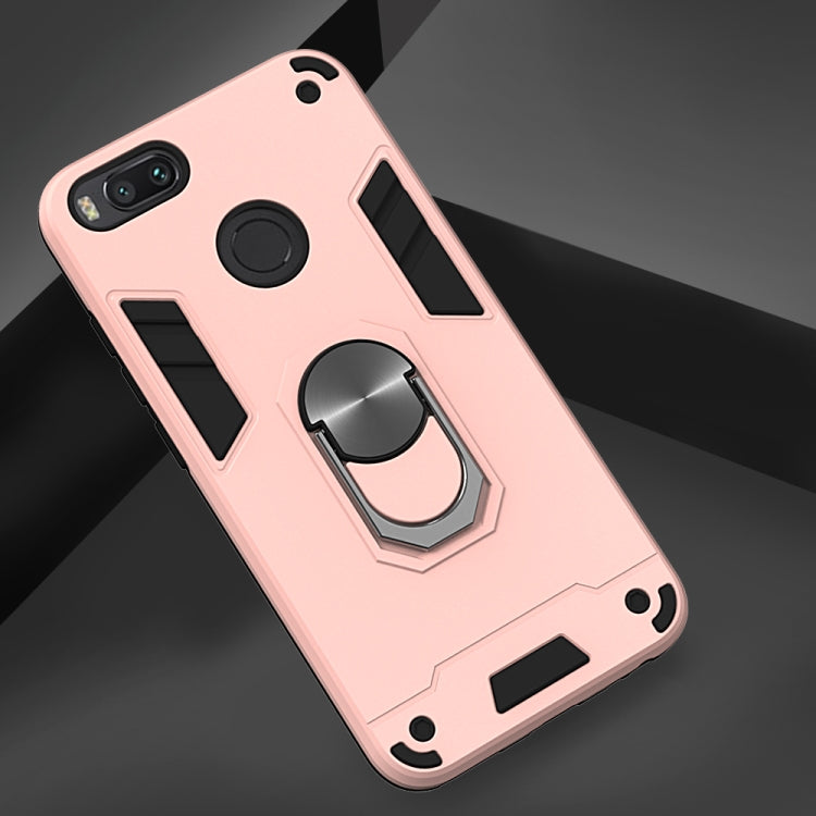 For Xiaomi Mi 5X / A1 / X1 2 in 1 Armour Series PC + TPU Protective Case with Ring Holder
