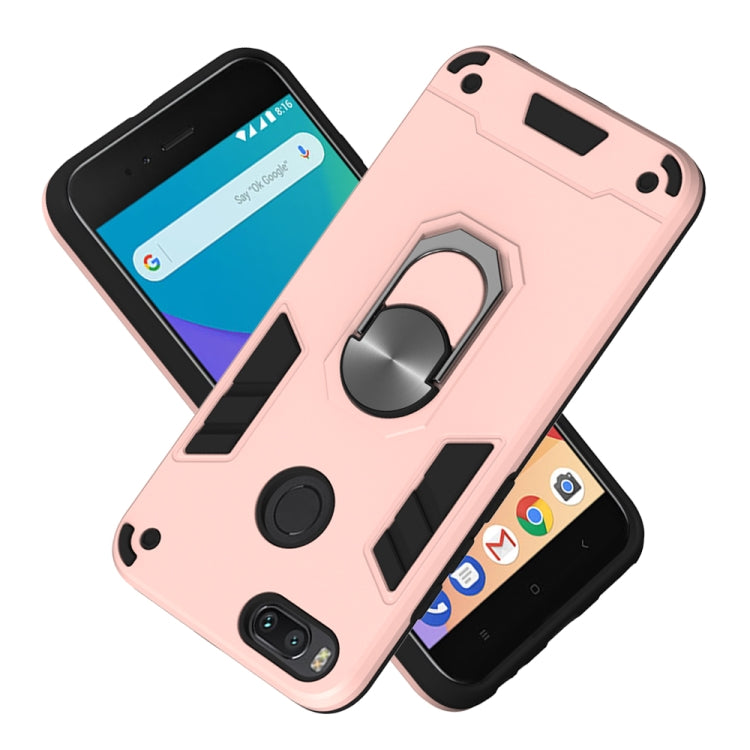 For Xiaomi Mi 5X / A1 / X1 2 in 1 Armour Series PC + TPU Protective Case with Ring Holder