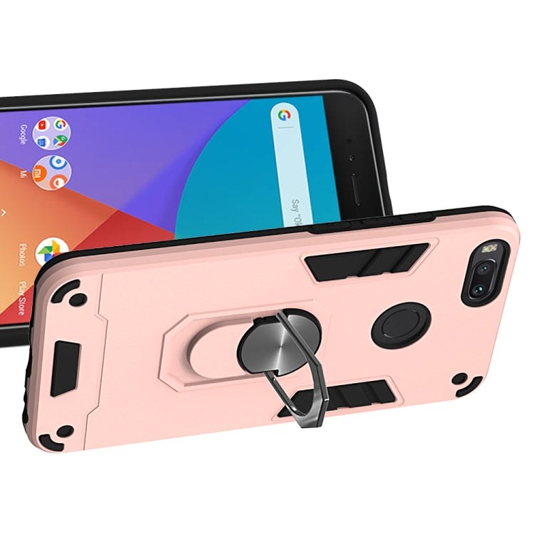 For Xiaomi Mi 5X / A1 / X1 2 in 1 Armour Series PC + TPU Protective Case with Ring Holder