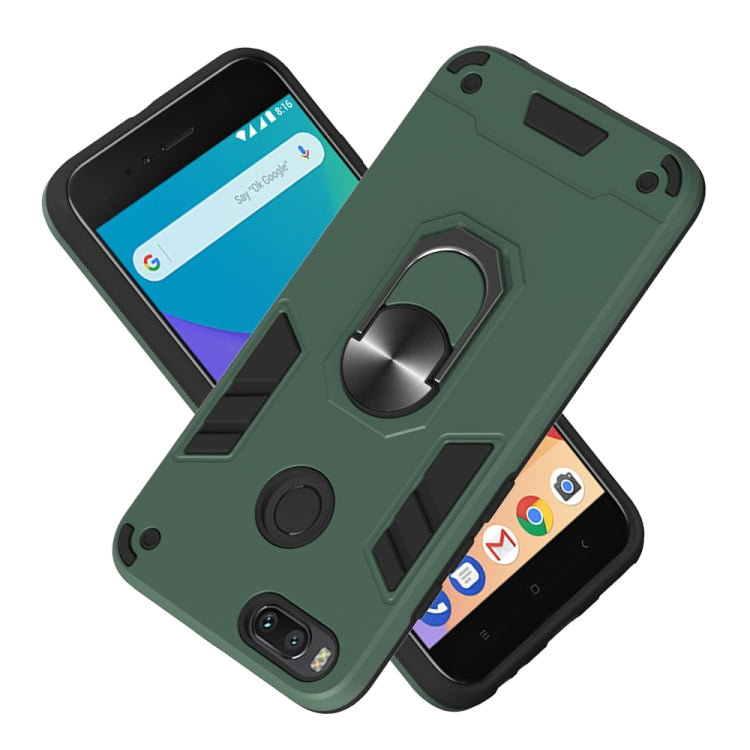 For Xiaomi Mi 5X / A1 / X1 2 in 1 Armour Series PC + TPU Protective Case with Ring Holder