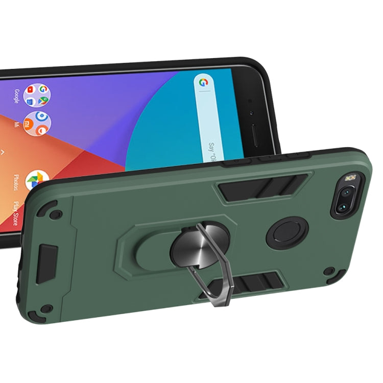 For Xiaomi Mi 5X / A1 / X1 2 in 1 Armour Series PC + TPU Protective Case with Ring Holder