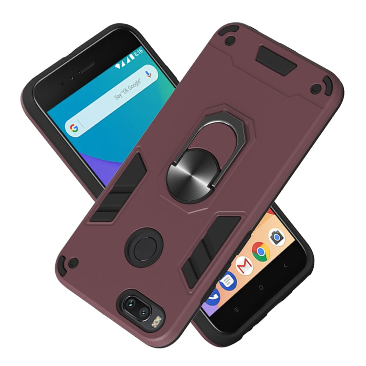 For Xiaomi Mi 5X / A1 / X1 2 in 1 Armour Series PC + TPU Protective Case with Ring Holder