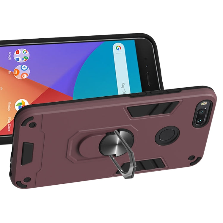 For Xiaomi Mi 5X / A1 / X1 2 in 1 Armour Series PC + TPU Protective Case with Ring Holder
