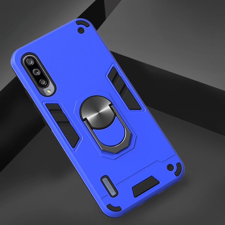 For Xiaomi Mi CC9e / A3 2 in 1 Armour Series PC + TPU Protective Case with Ring Holder