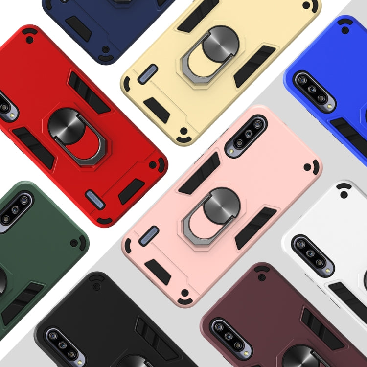 For Xiaomi Mi CC9e / A3 2 in 1 Armour Series PC + TPU Protective Case with Ring Holder