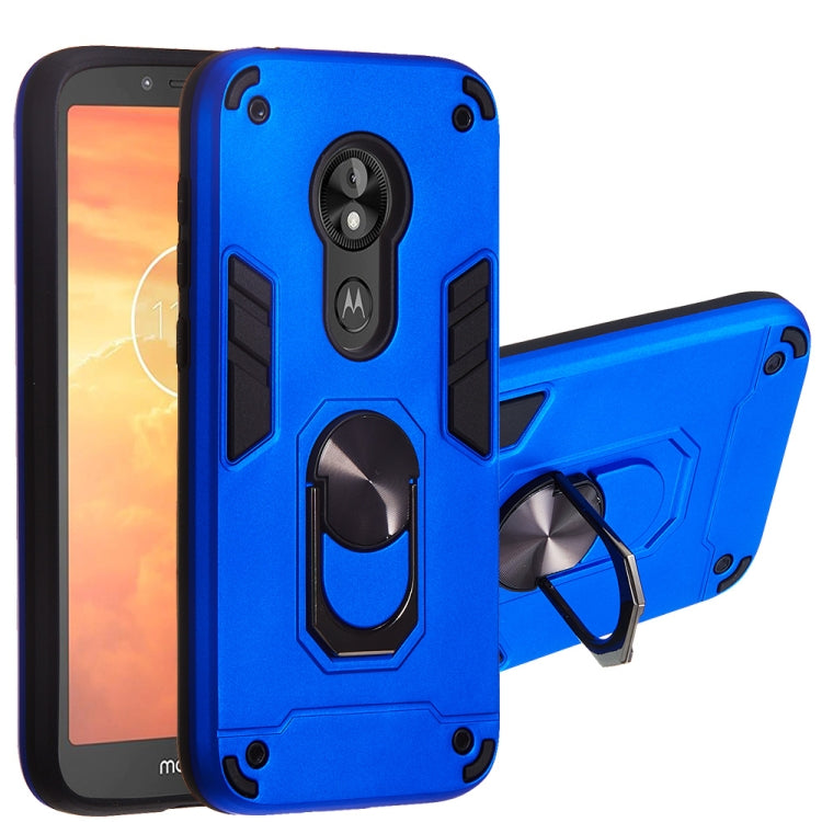 For Motorola E5 Play / E5 (US Version) 2 in 1 Armour Series PC + TPU Protective Case with Ring Holder