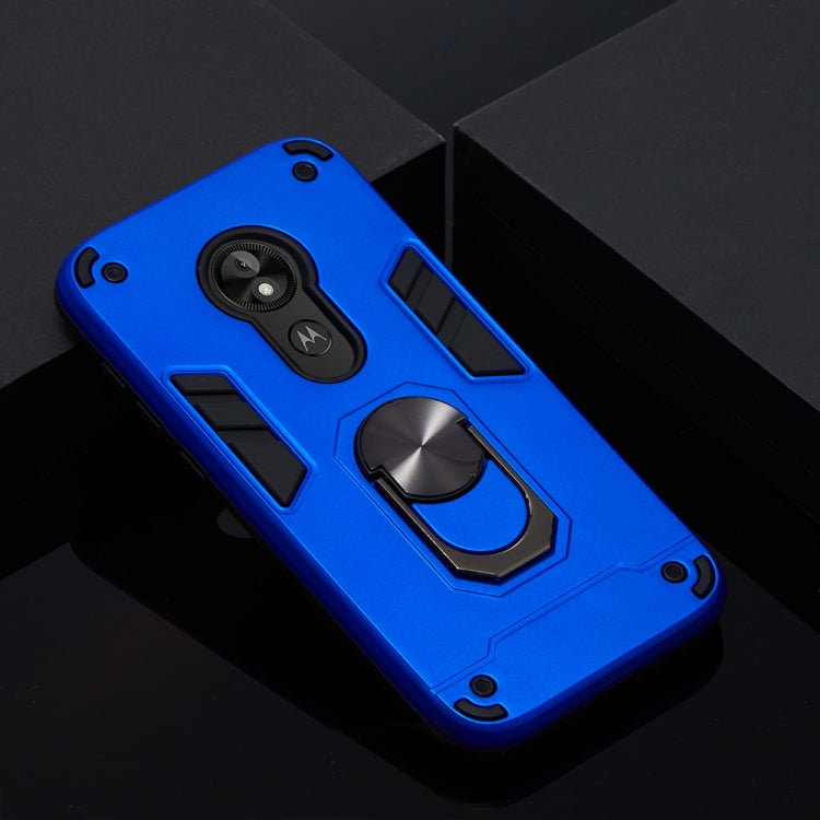 For Motorola E5 Play / E5 (US Version) 2 in 1 Armour Series PC + TPU Protective Case with Ring Holder