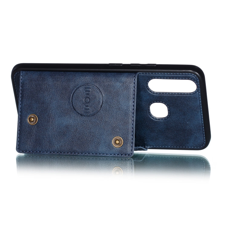 For vivo Y19 Double Buckle PU + TPU Shockproof Magnetic Protective Case with Card Slot