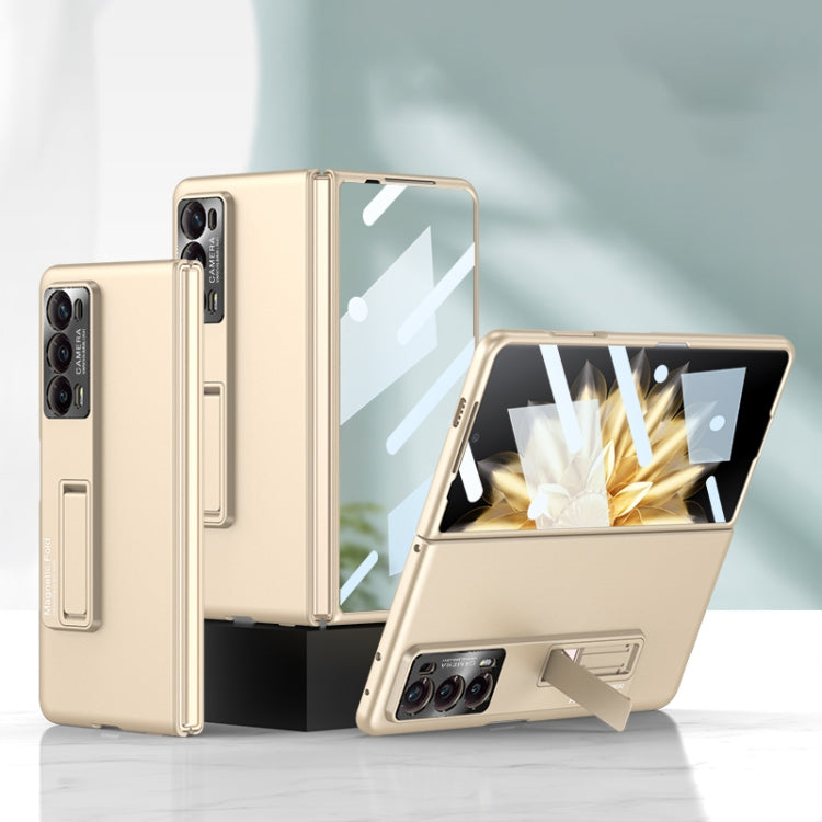 For Honor Magic V2 GKK Integrated Ultra-thin Folding Phone Case with Stand