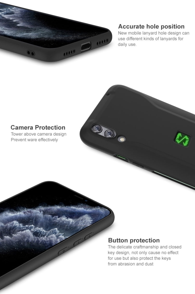 For Xiaomi Black Shark 2 Pro IMAK UC-1 Series Shockproof Frosted TPU Protective Case(Black)