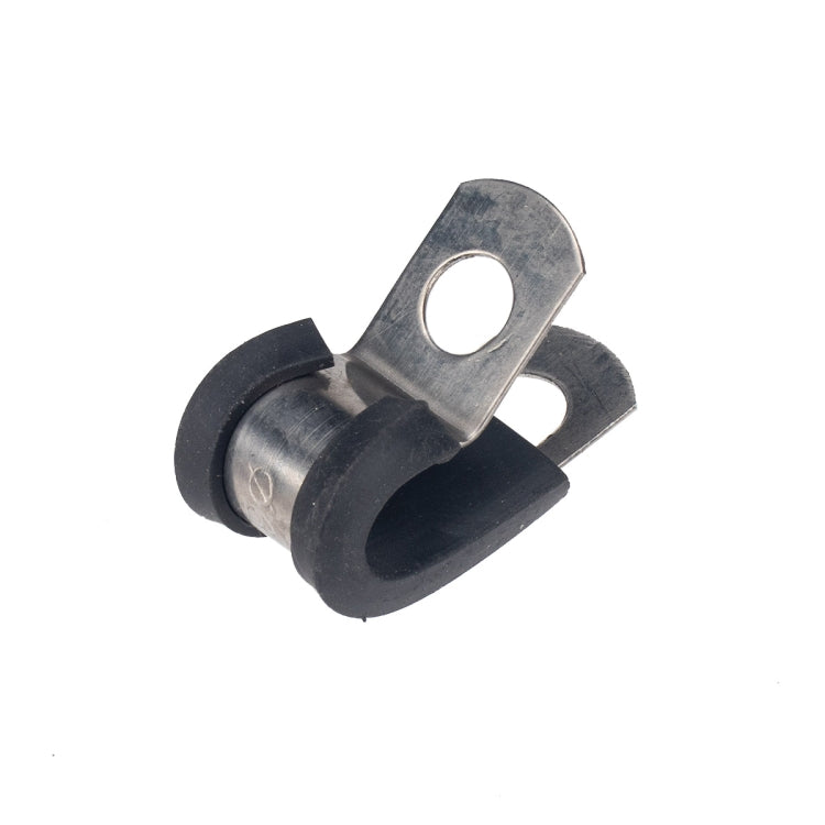 48 PCS Car Rubber Cushion Pipe Clamps Stainless Steel Clamps