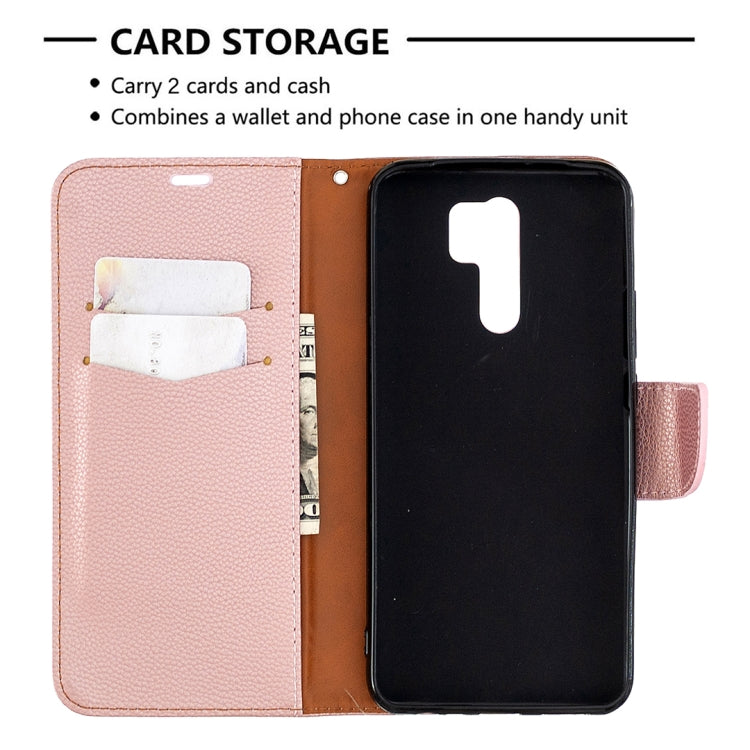 For Xiaomi Mi 9 Litchi Texture Pure Color Horizontal Flip PU Leather Case with Holder & Card Slots & Wallet & Lanyard