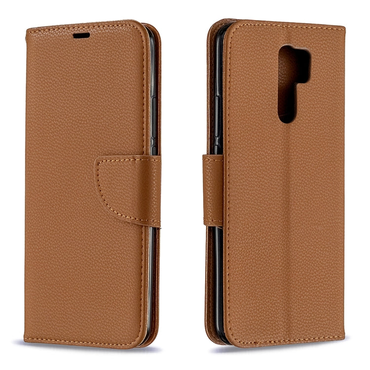 For Xiaomi Mi 9 Litchi Texture Pure Color Horizontal Flip PU Leather Case with Holder & Card Slots & Wallet & Lanyard