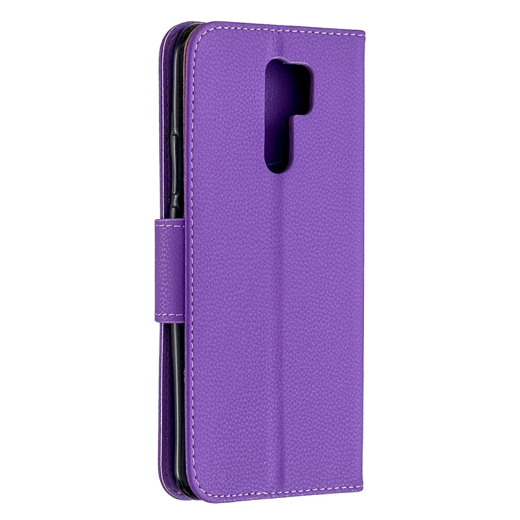 For Xiaomi Mi 9 Litchi Texture Pure Color Horizontal Flip PU Leather Case with Holder & Card Slots & Wallet & Lanyard