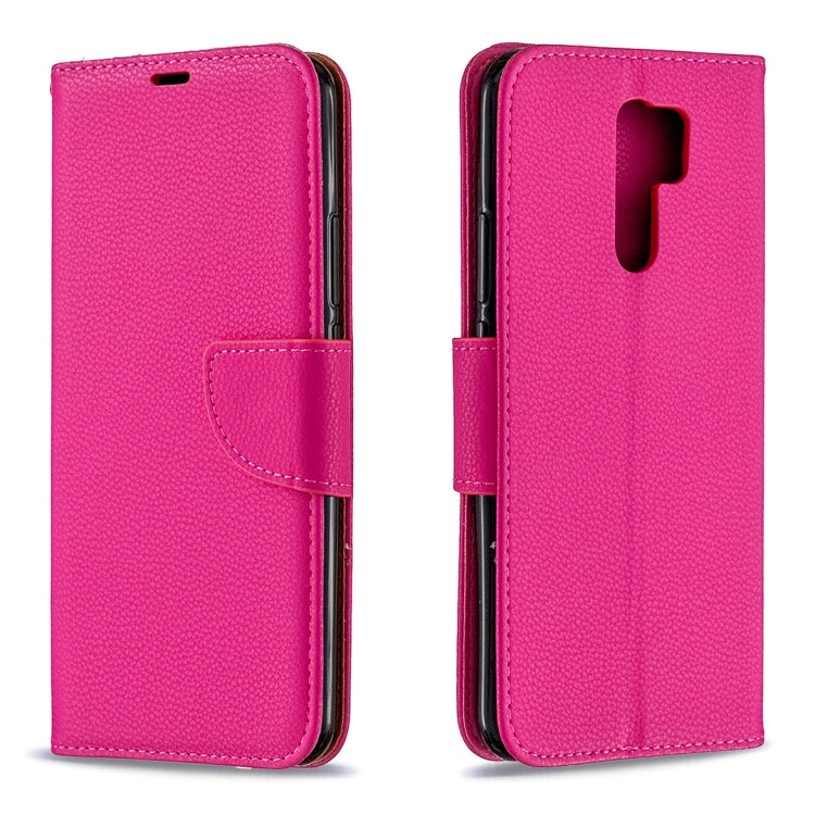 For Xiaomi Mi 9 Litchi Texture Pure Color Horizontal Flip PU Leather Case with Holder & Card Slots & Wallet & Lanyard