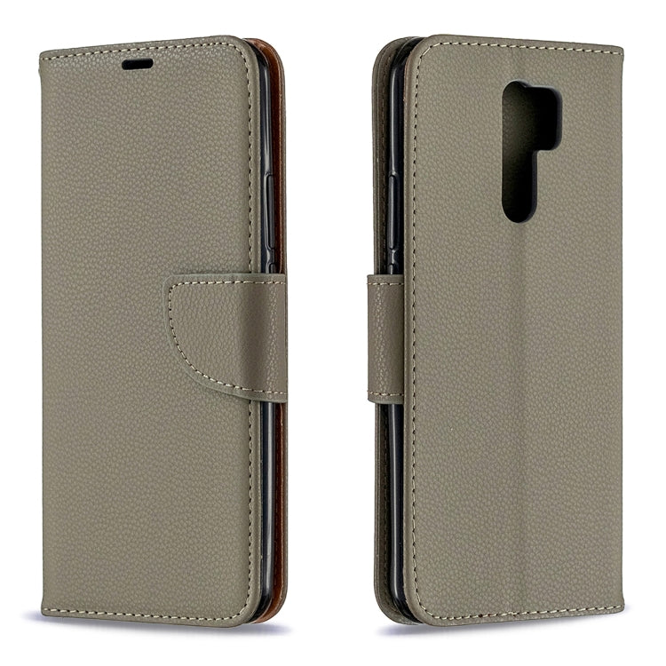 For Xiaomi Mi 9 Litchi Texture Pure Color Horizontal Flip PU Leather Case with Holder & Card Slots & Wallet & Lanyard