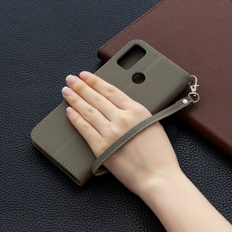 For Huawei Honor 9X Lite Litchi Texture Pure Color Horizontal Flip PU Leather Case with Holder & Card Slots & Wallet & Lanyard