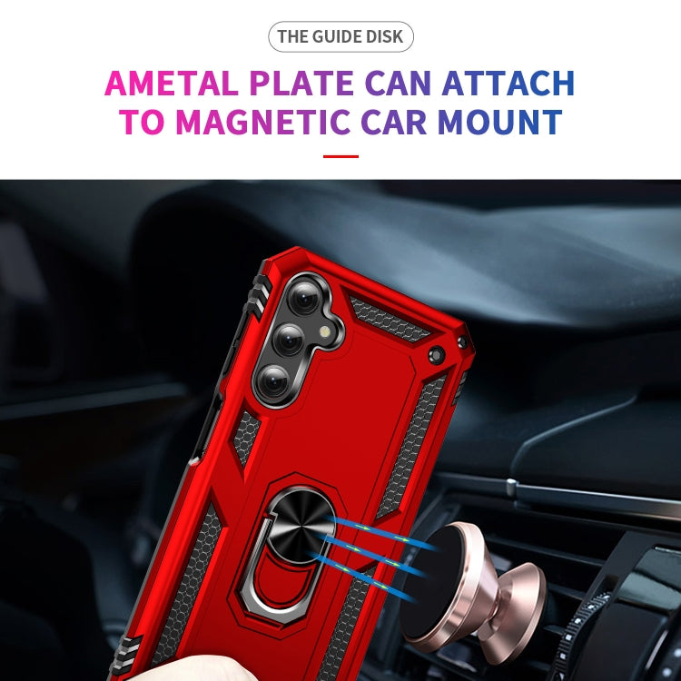 For Samsung Galaxy A25 5G Shockproof TPU + PC Phone Case with Holder