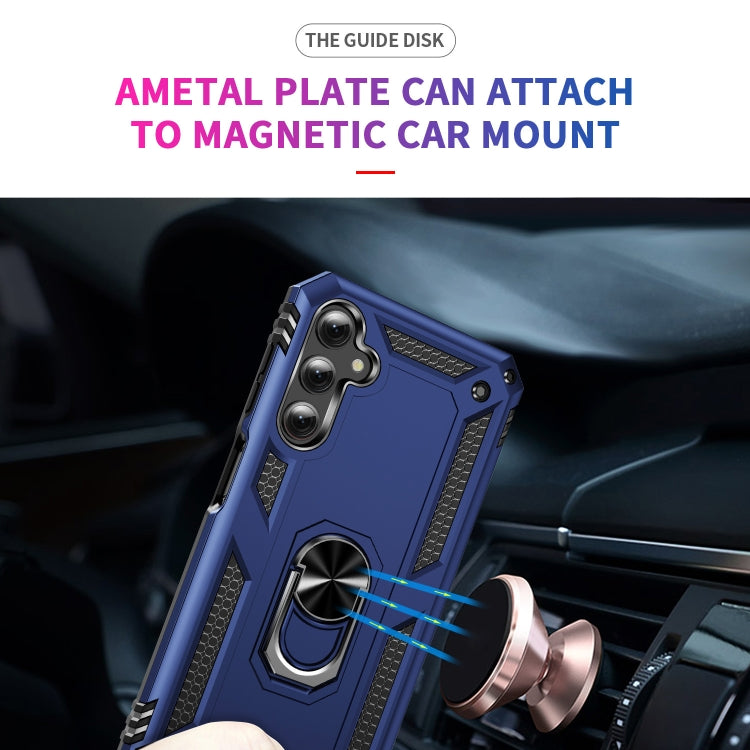 For Samsung Galaxy A25 5G Shockproof TPU + PC Phone Case with Holder