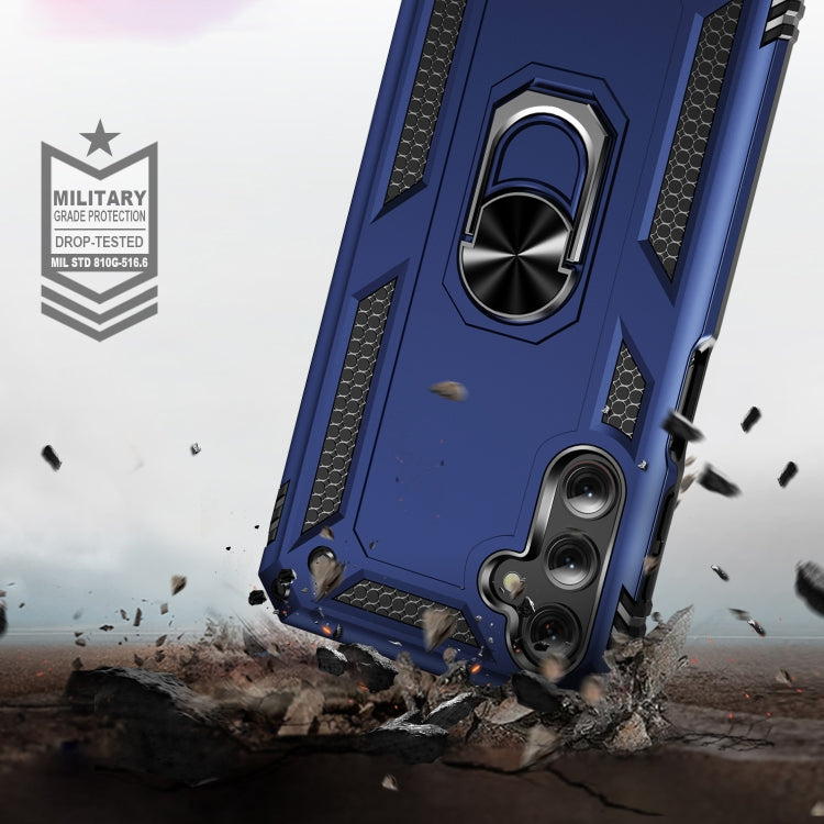 For Samsung Galaxy A25 5G Shockproof TPU + PC Phone Case with Holder