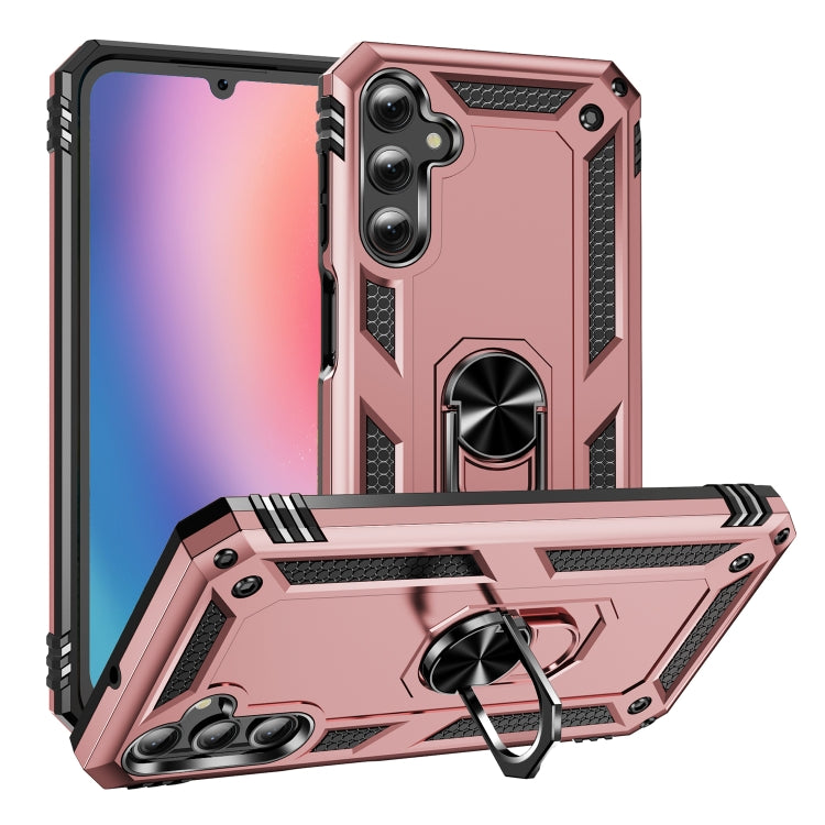 For Samsung Galaxy A25 5G Shockproof TPU + PC Phone Case with Holder