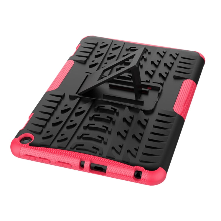For Amazon Fire HD 8 (2020) Tire Texture Shockproof TPU+PC Protective Case with Holder
