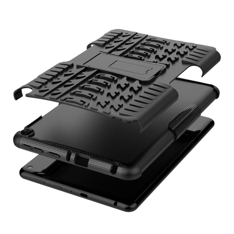 For Amazon Fire HD 8 (2020) Tire Texture Shockproof TPU+PC Protective Case with Holder