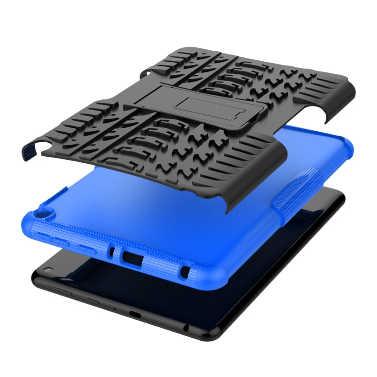 For Amazon Fire HD 8 (2020) Tire Texture Shockproof TPU+PC Protective Case with Holder