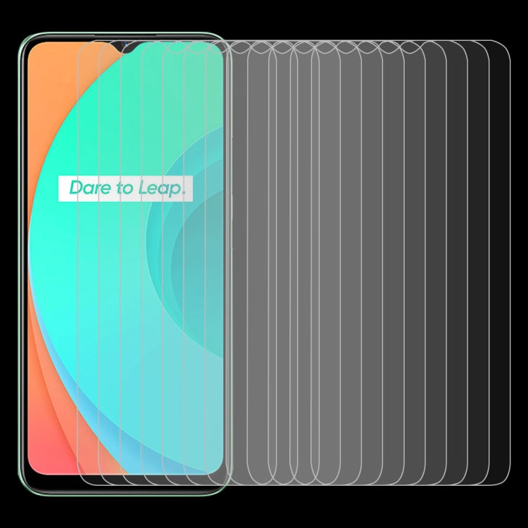 For OPPO Realme C11 50 PCS 0.26mm 9H 2.5D Tempered Glass Film