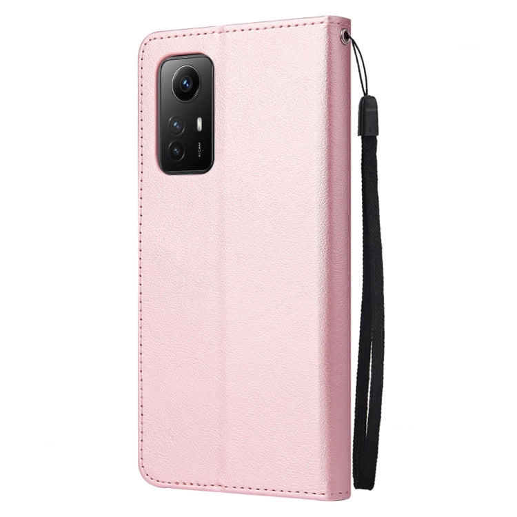 For Xiaomi Redmi Note 12S 3 Card Slots Multifunctional Leather Phone Case