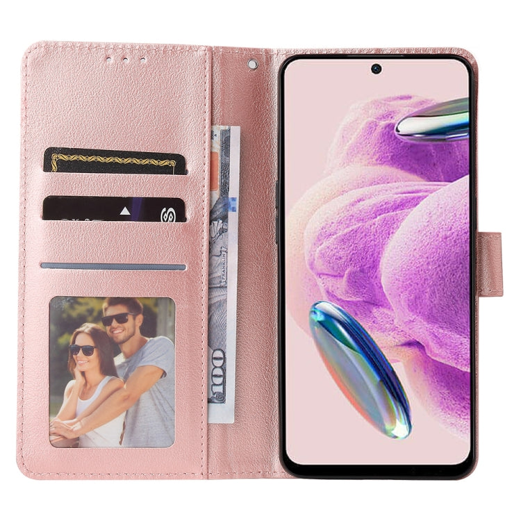 For Xiaomi Redmi Note 12S 3 Card Slots Multifunctional Leather Phone Case