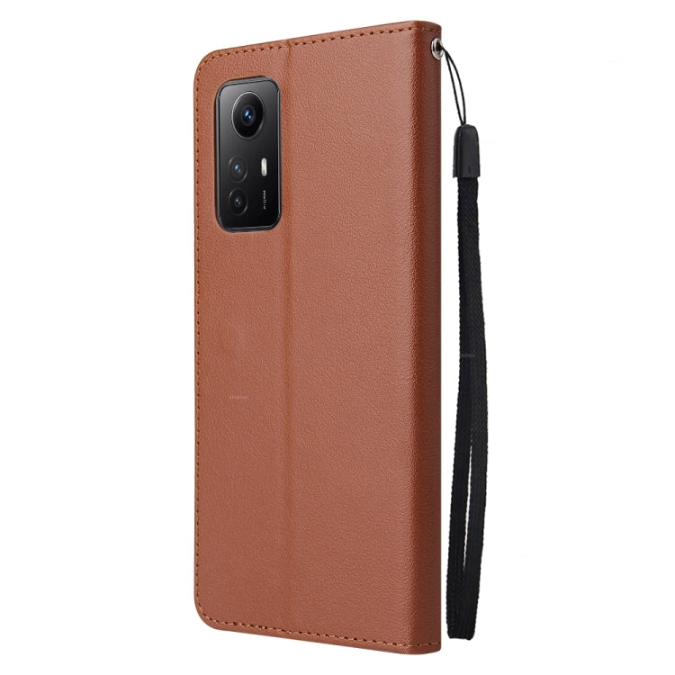 For Xiaomi Redmi Note 12S 3 Card Slots Multifunctional Leather Phone Case
