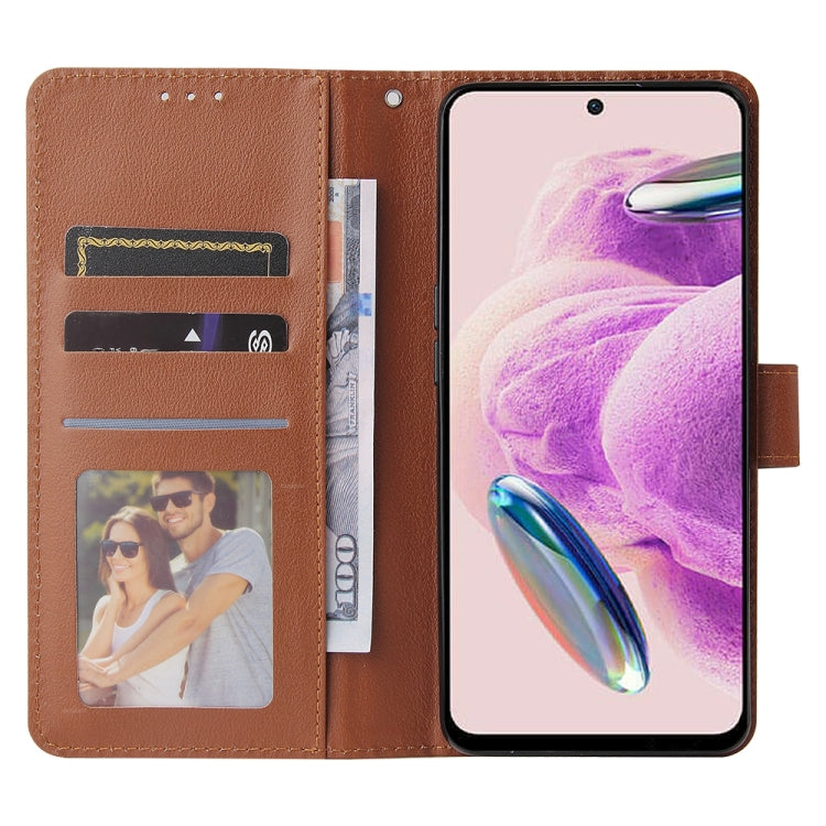 For Xiaomi Redmi Note 12S 3 Card Slots Multifunctional Leather Phone Case