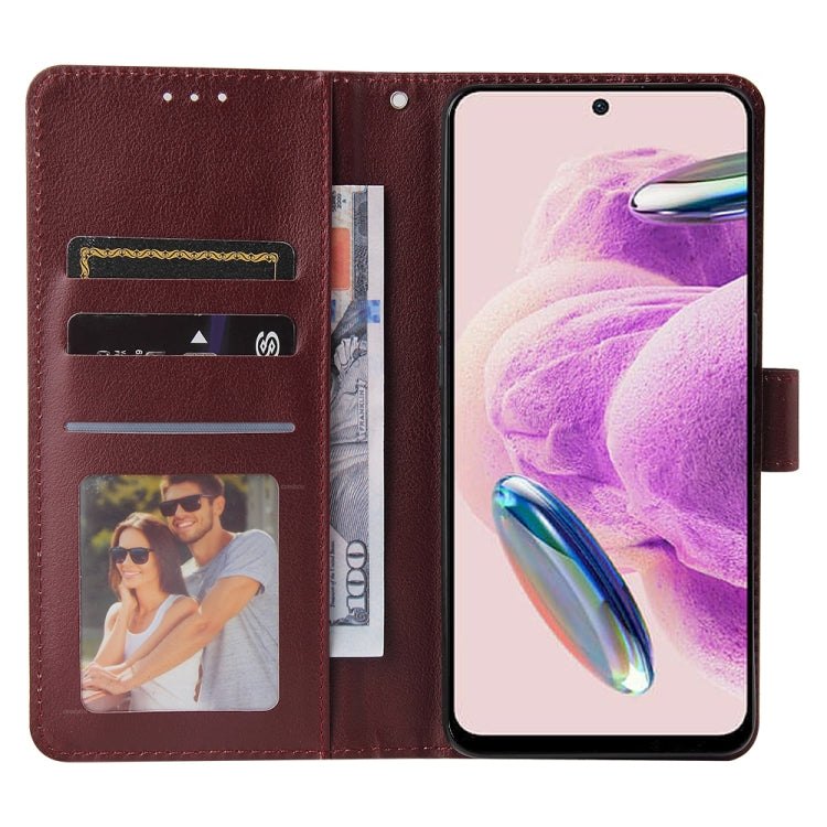 For Xiaomi Redmi Note 12S 3 Card Slots Multifunctional Leather Phone Case