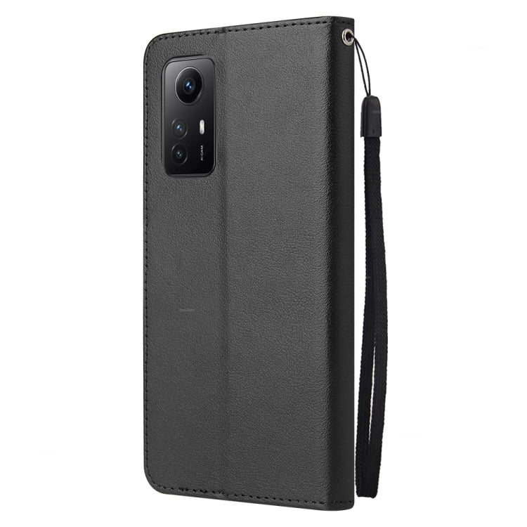 For Xiaomi Redmi Note 12S 3 Card Slots Multifunctional Leather Phone Case