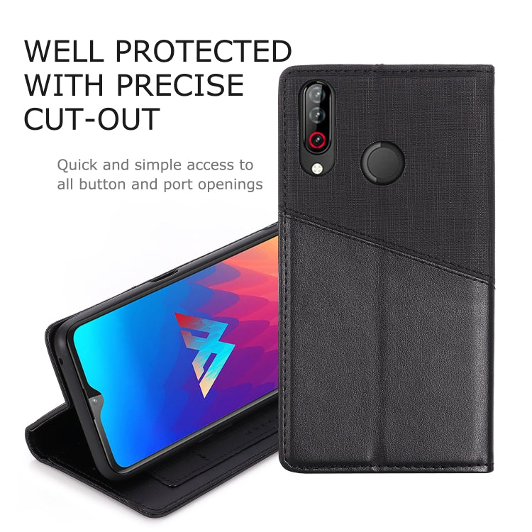 For LG W30 MUXMA MX109 Horizontal Flip Leather Case with Holder & Card Slot & Wallet Function