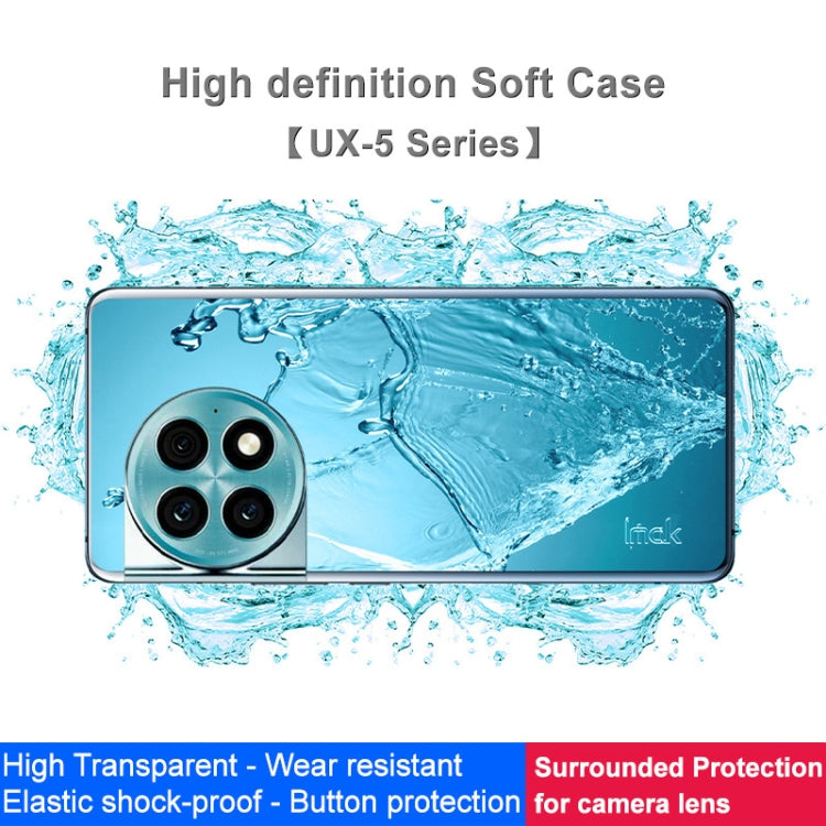For OnePlus Ace 2 Pro 5G IMAK UX-5 Series Transparent Shockproof TPU Protective Case