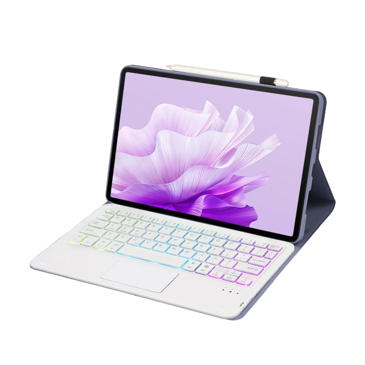 For Huawei MatePad Air 11.5 inch 2023 AH14-AS Lambskin Texture Ultra-thin Detachable Backlight Bluetooth Keyboard Leather Case with Touchpad